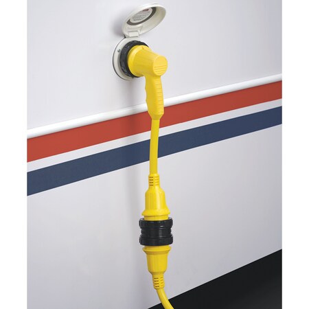 Parkpower By Marinco ParkPower 1RPCRV Right Angle Adapter - 30A Male to 30A Female 1RPCRV